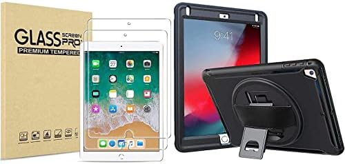Procase [2 Pack] iPad 9.7 2018 & 2017 / iPad Pro 9.7 / iPad Air 2 / צרור מגן מסך אוויר עם iPad 9.7 2018